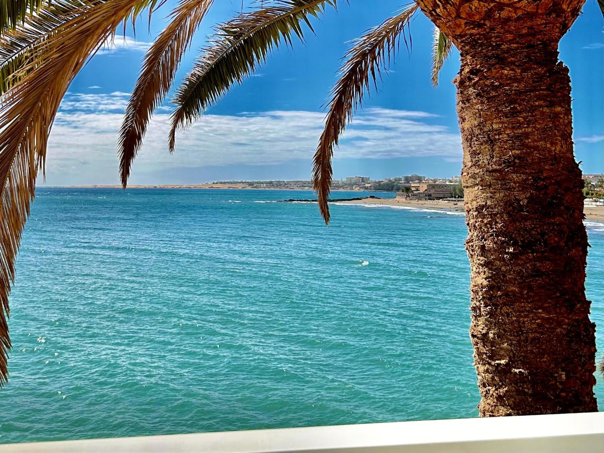 Sobre El Mar Con Vistas A Las Dunas De Maspalomas San Agustín Exterior foto